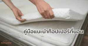 คู่มือแนะนำท็อปเปอร์ที่นอน